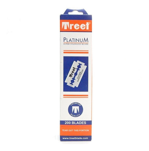 Treet Kit X 200 Hojas De Afeitar Calidad Premium