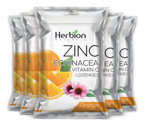 Herbion Naturals Pastillas De Zinc, Equincea Y Vitamina C Co