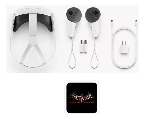 Lentes Vr Meta Quest 3s 512gb Batman Arkham Shadow, Blanco