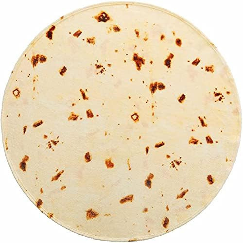 Manta De Tortilla De Burrito De Doble Cara De 71 Pulgadas Pa