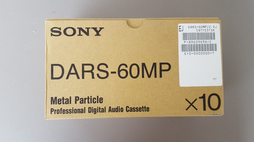 Professional Digital Audio Cassette Sony Mod. Dars-60mp