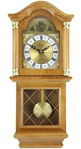 Coleccion Bedford Reloj Classic 26 Roble Chiming  Reloj De