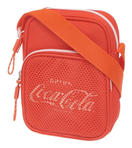 Bolsa Transversal Shoulder Bag Coca-cola Color Trend Salmão