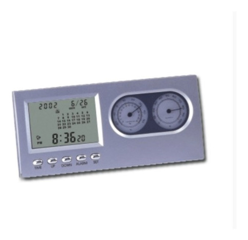 Reloj Digital Termohigrómetro Luft Alarma Calendario