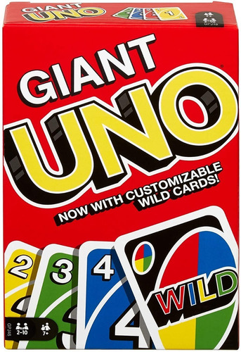 Cartas Uno Gigante Juego De Mattel Original Juego De Mesa