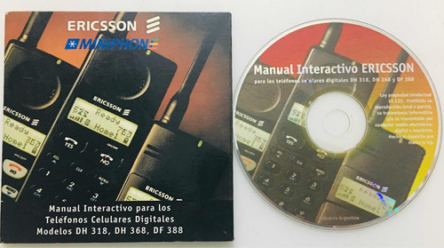 Cd Manual Interactivo Ericsson Miniphon Dh 318-368-388