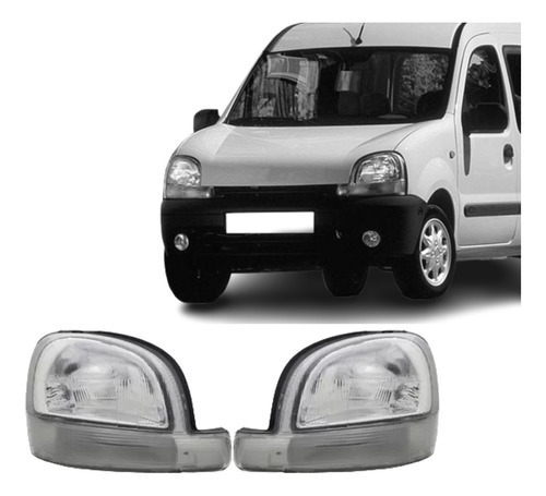 Juego Par Focos Delanteros Renault Kangoo 1 2006 2007 2008