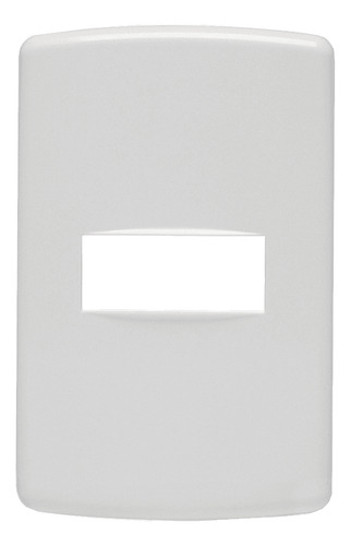 850211 Placa 1 Modulo 4x2 Branco Duale Up