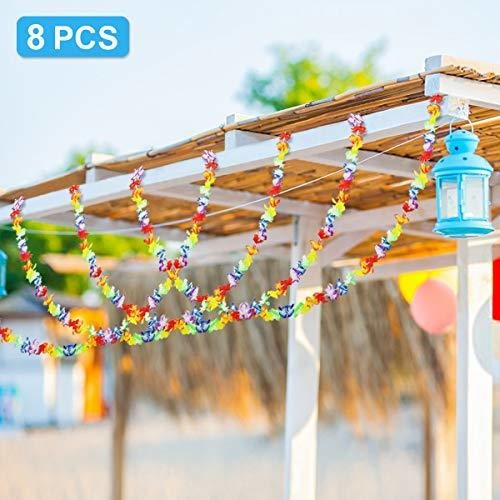 Ecore Fun 8 Pcs 10ft Luau Party Supplies Decoraciones Para F