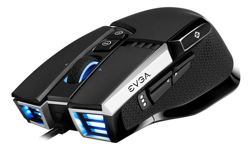 Mouse gamer de juego Evga X17 black