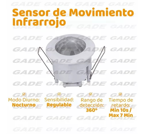 Luz 6x LED con Sensor de Movimiento a Pilas y Detector Infrarrojos