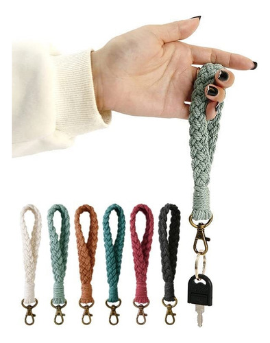 Chaveiro De Macramê Boêmio Para Mulheres, 6 Peças