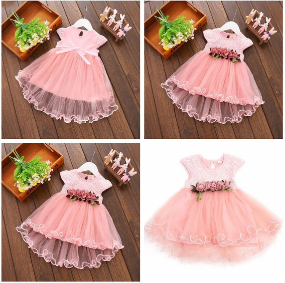 vestido de festa para bebe 7 meses