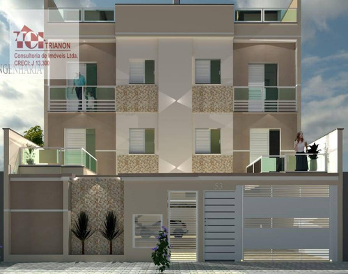 Imagem 6 de 6 de Cobertura Com 2 Dormitórios À Venda, 84 M² Por R$ 301.000 - Vila Tibiriçá - Santo André/sp - Co0928