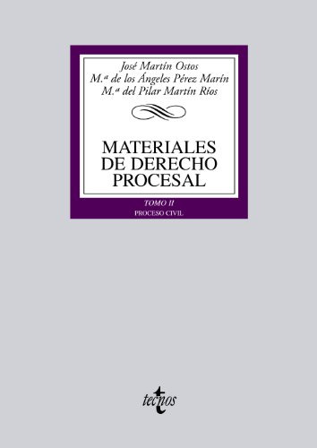 Libro Materiales De Derecho Procesal De  Martín Ostos José P