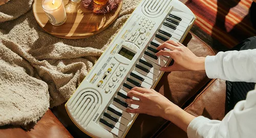 Teclado Infantil Casio Casiotone Sa-80 H2 44 Teclas Branco