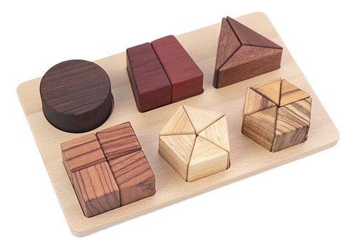 Rompecabezas De Forma De Madera Juguete De Clasificación De