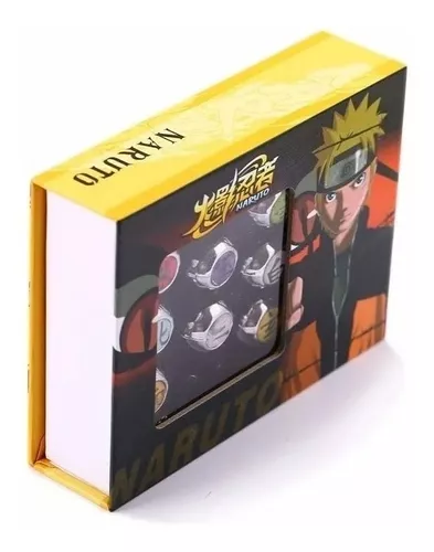 Kit 10 Anéis Naruto Akatsuki Itachi Uchiha Sasuke + Corrente - TOTAL -  Fantasia - Magazine Luiza