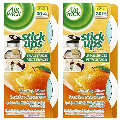 Desodorante Air Wick Stick Ups - Cítricos - 2 Pzs