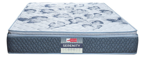Colchón King Size Atlas Serenity Mas Pack Con 2 Almohadas