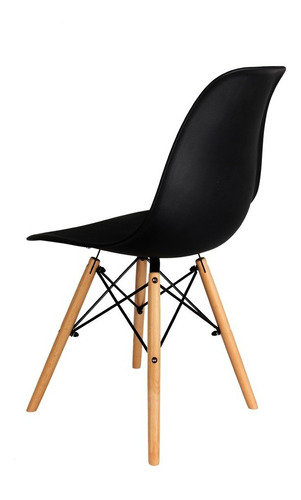 Imagen 3 de 8 de Silla Eames Negra