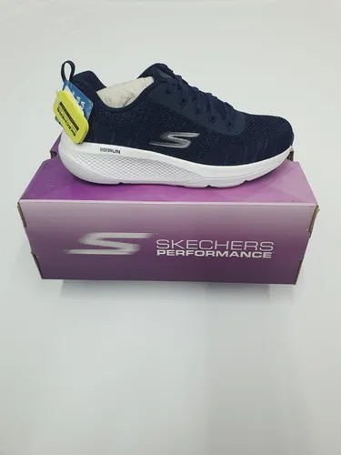 Tenis Feminino Skechers Performance Corrida Cor Azul Marinho