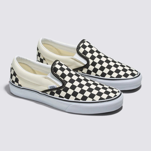 Tênis Slip-on Checkerboard Black White