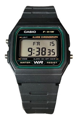 Reloj Casio De Unisex F-91w-3dg
