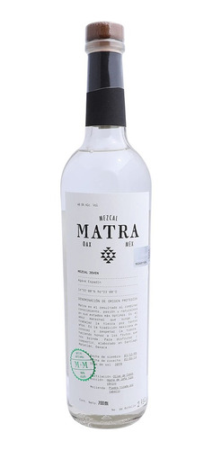 Mezcal Matra Joven Espadín 700 Ml