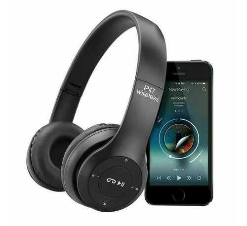 Auriculares Bluetooth Memoria Sd Radio Celular Tablet Atrix®