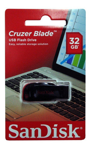 Pendrive Sandisk 32gb Cruzer Blade 32 Gb 2.0 Original