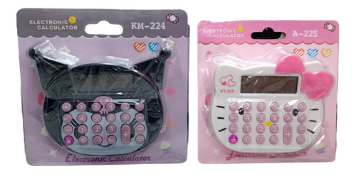Calculadoras Electrónicas Pequeñas Kuromi O Hello Kitty 