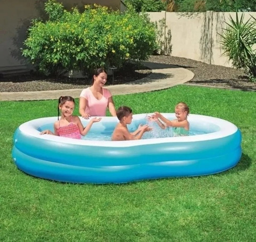 Alberca Inflable Piscina Tipo Laguna 262cm X 157cm Play Day