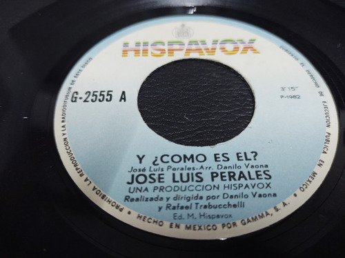 José Luis Perales Y Como Es El Vinilo Ep Vinyl Acetato