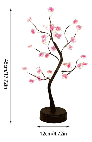 Lámpara De Árbol De Flor De Ciruelo Luz Nocturna De Flor De