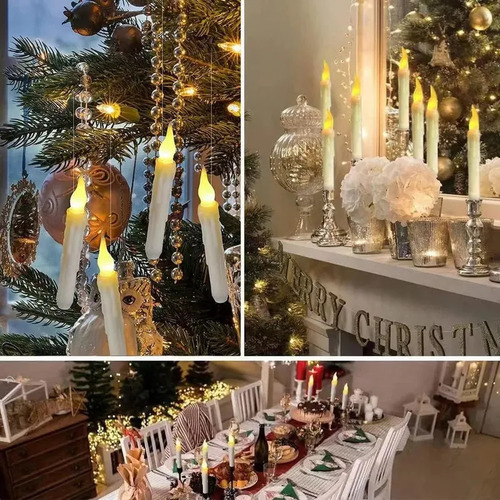 Velas Flotantes Con Varita Las Velas Colgantes Mágicas De Ha