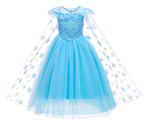 Vestido De Princesa Elsa Vestido De Elsa De Frozen Vestido