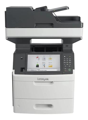Impresora multifunción Lexmark MX710 Series MX711de gris y blanca 220V