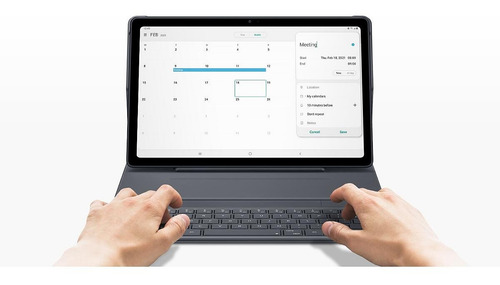 Imagem 2 de 7 de Capa 2 Em 1 Book Cover E Teclado Tab A7 Original Samsung