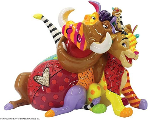 Simba Pumba Y Timon Rey Leon Disney Showcase Britto