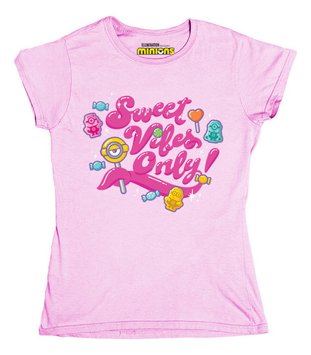 Playera Para Niña Minions Candy Camiseta Original