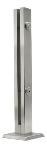 Coluna Torre Inox 304 30cm Inox Escovado Guarda Corpo Formi