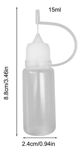 Botellas De Pegamento Con Punta Fina 10 Botellas Aplicadoras