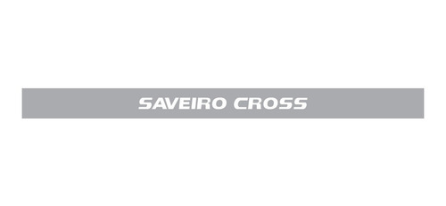 Adesivo Tampa Traseira Volks Saveiro Cross G5/g6 Cinza Sv02