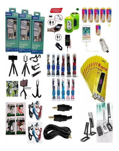 Kit Revenda 175 Acessorios P/ Celular +vendidas Em Set. 2023