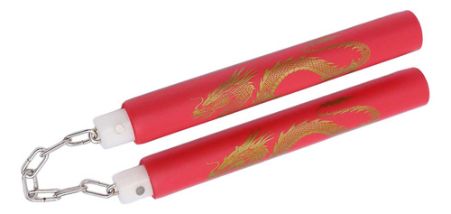 Con Cadena De Acero, De Práctica, De Espuma De Rojo