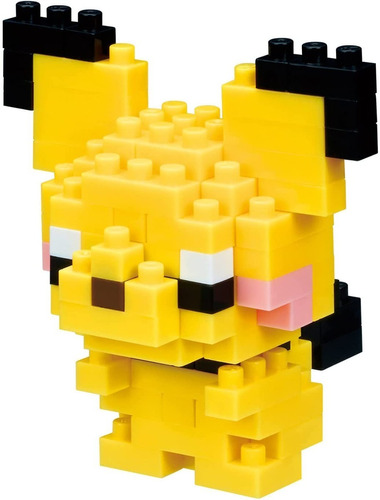 Blocos De Montar Pokémon Pichu Nanoblock Original Kawada