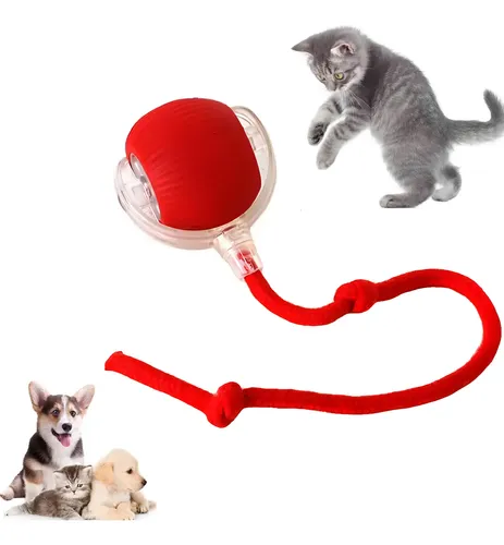 Bolinha Giratória Pet Automática Gato Cachorro Brinquedo