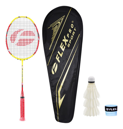 Raqueta Badminton Resistente Tela Carbono Para Niño 6 10 Año