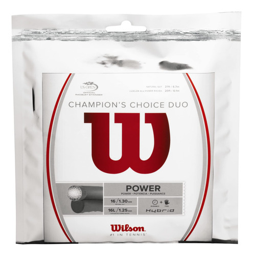 Cuerda De Tenis Wilson Sporting Goods Champions Choice Duo